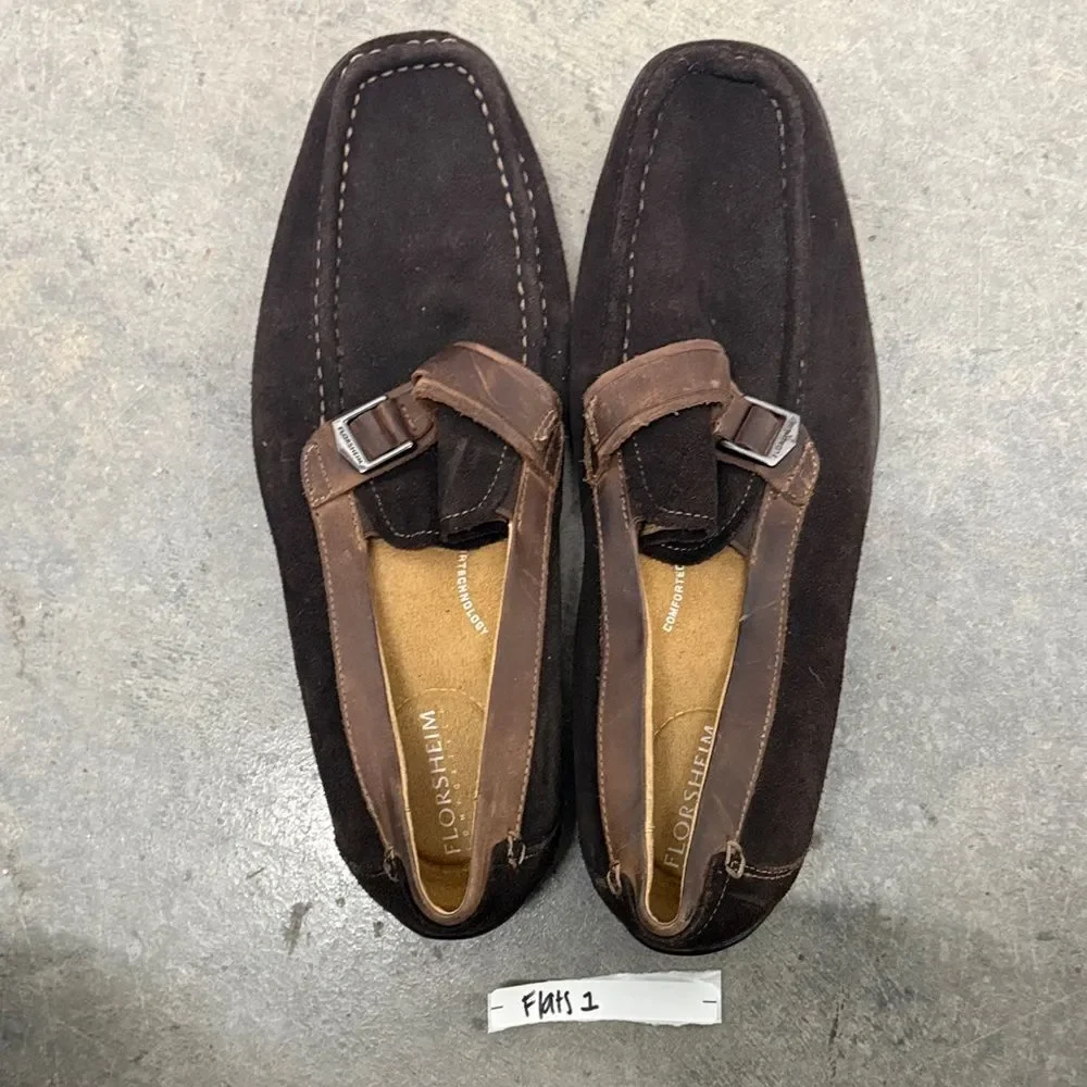 Florsheim Men's Dark Brown Suede Loafers